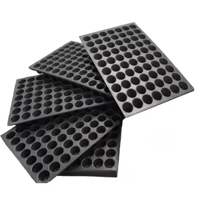 Siddhi 70 Cavities (Round Shape- Big Size) Reusable Plastic Seedling Tray for Nursery and Gardening (Pack of 100 pieces)