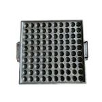 Aarogyam 100 Pits Cast Iron Paniyaram Appam Cooking Pan 1.97 Inch Pit Diameter