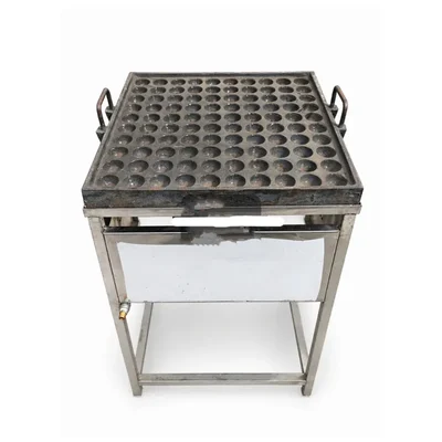 Aarogyam 100 Pits Paniyaram Cooking Combo Set with Long Burner and Lid