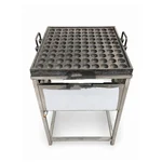 Aarogyam 100 Pits Paniyaram Cooking Combo Set with Long Burner and Lid