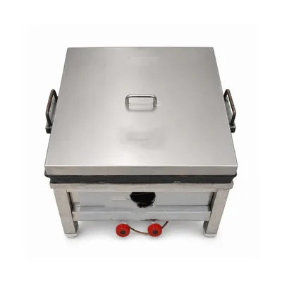 Aarogyam 100 Pits Table Top Burner Paniyaram Cooking Set High Capacity Lid