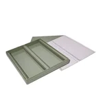 Cometek 100 Slides Microscope Slide Box Polystyrene Storage Case with Numbered Index for 75mm x 25mm Slides