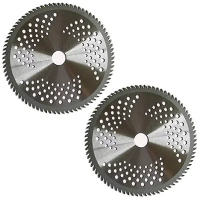 Heavy Duty 2 Pieces of 10 inch 100 Teeth TCT Blade For Petrol Brush Cutter, BC-172