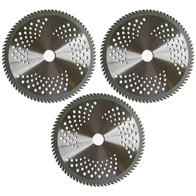 Heavy Duty 3 Pieces of 10 inch 100 Teeth TCT Blade For Petrol Brush Cutter, BC-172