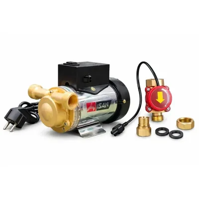 Kisan 100W, 10 Bar, 1Phase Hot & Cold Automatic Pressure Booster Pump, 1/2" Pipe Size, 8m Head, 12LPM Flow (KSHCP-10)