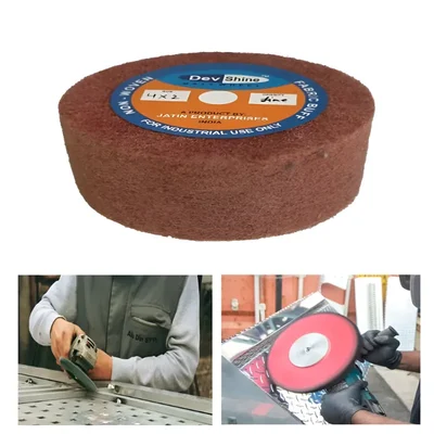 Heavy Duty 100 x 50 x 16 mm Matt Buff Wheels (Pack of 5)