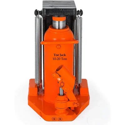 Hartley 10/20 Ton Toe Height Max Lift 158mm Welded Steel Hydraulic Track Cylinder Toe Jack TOJ-20
