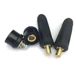 Shiv Alaska 10-25 mm 2 Sets of Male & Female Welding Connector-Socket Set for Welding Machine