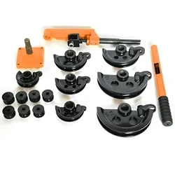 VOLTZ 10 - 25 mm Manual Pipe Bender, Heavy Duty Tube Bender for Bending Metal, Copper, or Stainless Steel (SWG 25S)