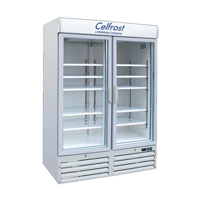 Celfrost 1078 Ltr Double Door Upright Showcase Freezer, NFG 1000AG