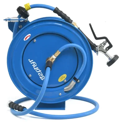 Zephyr ZWR1310HD Auto Retractable Water hose Reel with 13 mm 10 m Hose Pipe for Garden and Industrial Purposes