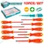 Total 10 Pcs Insulated Screwdriver Set with Stackable Box (THKTV02S101)