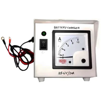 Solar Universe India Analogue Meter Battery Charger for 24V and 25.6V/10amp Batteries