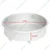 Combo of 10 inch and 12 inch Round Aluminium Cake Baking Mould Pan For Oven