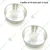 Combo of 10 inch and 12 inch Round Aluminium Cake Baking Mould Pan For Oven