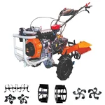 Mitsuyama MY-685D-DE-RT, 10HP Back Rotary Diesel Power Weeder of 4 Stroke, 186F Kama Engine