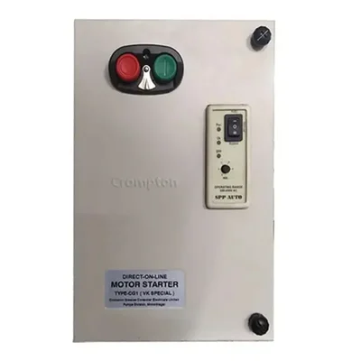 Crompton 13-22 Amp 3 Phase Direct On Line Starter With Auto-Switch For 10Hp Induction Motors & 7.5Hp Submersible Pumps