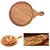 Wooden Round Shape 10 inch Pizza Serving Bat (Pack of 2)