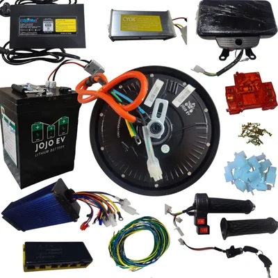 10 Inch 1000W Drum Hub Motor Kit with 48V 24Ah Battery & 48V 6A Charger