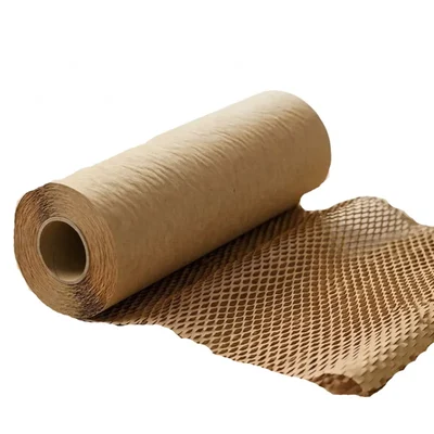 Horeca 10 Inch 100m Honeycomb Paper Roll Eco-Friendly Protective Cushioning Packaging Roll