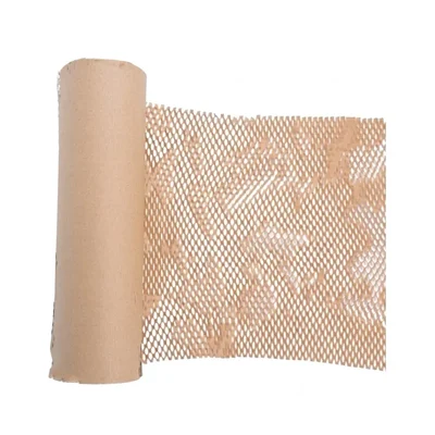 Horeca 10 Inch 250m Honeycomb Paper Roll Eco-Friendly Protective Cushioning Packaging Roll