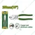 Jadever 10 inch 250mm Carbon Steel Anti-Rust Polished High Leverage Industrial Cable Cutter JDCT1910
