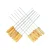 10 inch Barbeque Grill Skewers with Wooden Handle (Pack of 12 pcs)