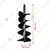 Heavy Duty 10 inch Double Spiral Drill Bit For Earth Auger/ Post Hole Digger Machine