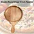 Wooden Round Shape 10 inch Pizza Serving Bat (Pack of 2)