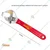 Globus 10 Inch(250mm) Forged Steel Adjustable Wrench with Soft PVC Grip, GL-SD2IN1-681012 (294) 