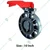 WaterSun 10 Inch PVC Butterfly Valve for Irrigation use, water treatment, chemical processing