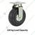 Heavy Duty 250 kg Load Capacity 10 inch (250 mm) Fixed Type Double Ball Bearing Solid Rubber Tyre Caster Wheel