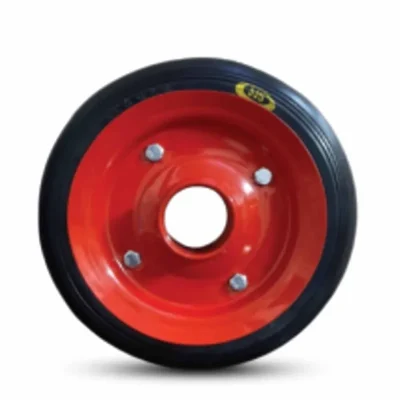 Heavy Duty 250 x 50 MM / 10 x 2 Inch High Quality Solid Rubber Wheel Without Ball Bearing