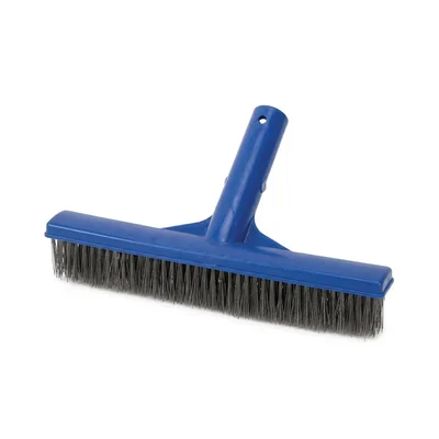 10 Inch Wide Swimming Pool Spa Algae Brush with Stainless Steel Bristles