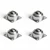 Heavy Duty 4 Pieces 10 Kg Load Capacity Ball Transfer Caster Wheel