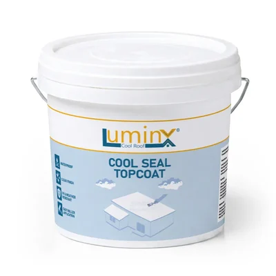 LuminX Clear 10KG Ultra-High Coverage Weatherproof Waterproof Protective Sealant Cool Seal Top Coat Coating LXCS10