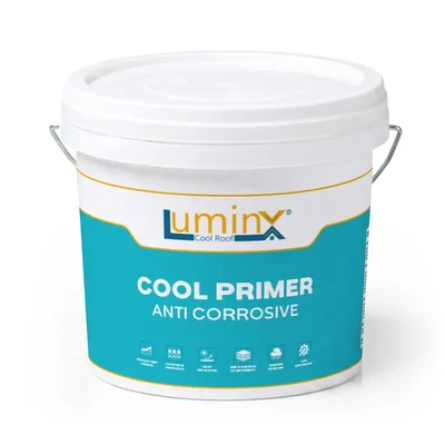 LuminX 10 KG White AntiCorrosive Primer Rust Inhibiting Thermal Base Undercoat Paint LXAC10