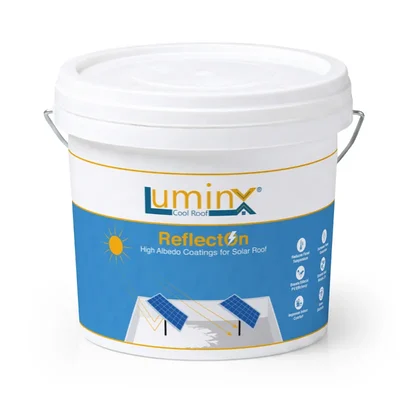LuminX 10KG White ReflectOn Heat Reflective Solar Cooling Coating LXRO10
