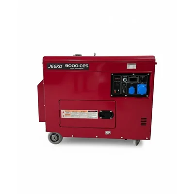 Jeeko 10 KVA Diesel Silent Generator with Electric Start and Compact Design (9000-CES)