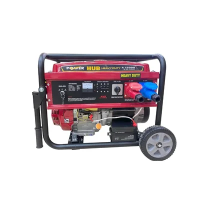 Power Hub 10 KVA Three Phase Electric Start Petrol Generator with 25 Liter Tank Capacity(A1300)