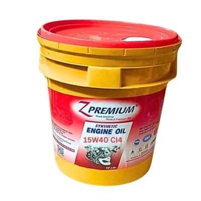 ZPremium 10 Litre 15W40 CI4 Heavy Duty Diesel Engine Oil Bucket Lubricant for Cars Trucks & Tractors