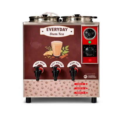 Everyday 230V AC 10L Stainless Steel Commercial Ginger Dum Tea & Hot Milk Dispensing Machine 2.0