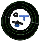 Airoxi 25mm 10 Meter Aeration Tube with 1 Pc Tee , 1 Pc Grommet & 1 PC Valve For Aquaculture