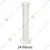 WKM 24pcs X 10ml Clear Polypropylene Measuring Cylinder for Laboratories KT112L