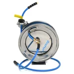 Zephyr ZAR1015SS Auto Retractable Water hose Reel with 10 mm 15 m Hose Pipe for Garden and Industrial Purposes