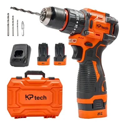 KP Tech 10 mm 16.8V Cordless Drill With Battery, Charger & Accessories, 1500 RPM