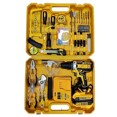 Premium Quality 10 mm 36V Cordless Drill Machine with Tool Kit Set, 2350 RPM