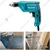 Makita 10 mm 450 Watt Variable Speed Reversing Drill with Keyed Chuck, 3400 RPM (6412)