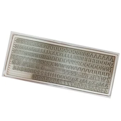 10 mm Flat Letter Set For Manual And Semi Automatic Stamping Machine