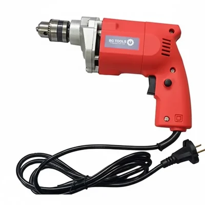 Professional 10mm Electric Corded Impact Drill Machine with Copper Armature and Key Chuck for Domestic and Masonry Usages